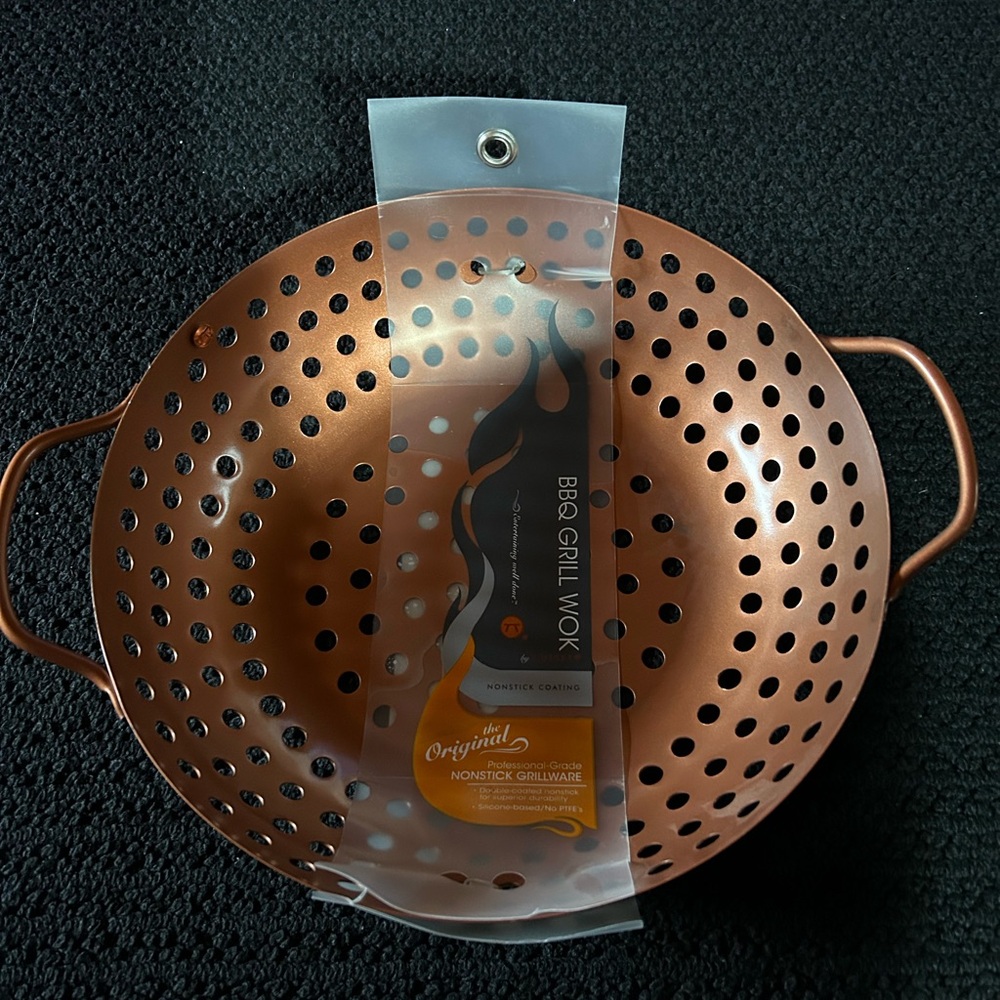 Professional Grade Nonstick BBQ Grill Wok